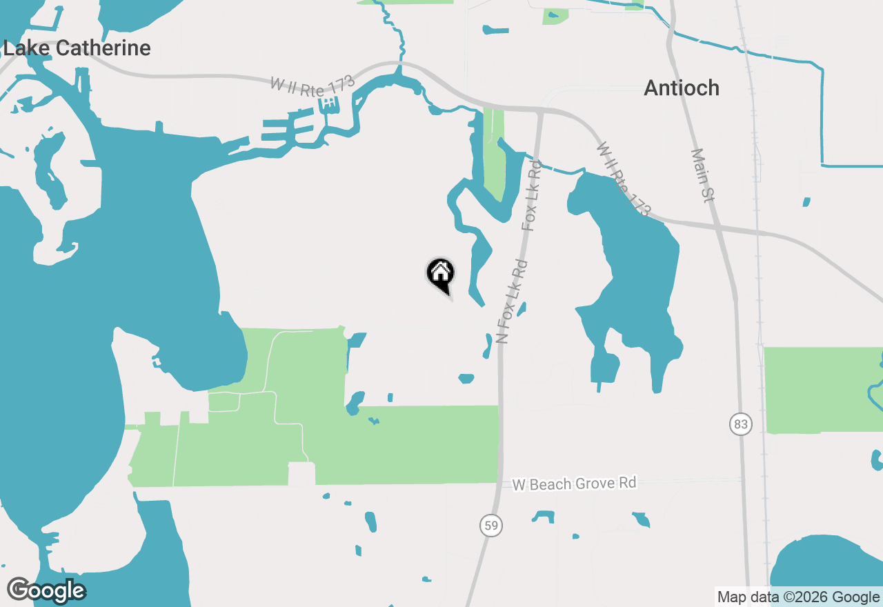 Map of 789 Woodland Drive, Antioch, IL 60002