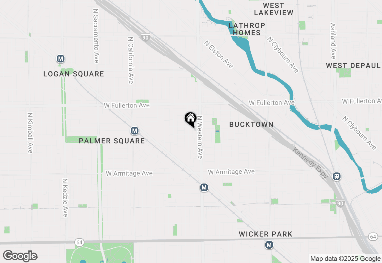 Map of 2209 N Campbell Avenue, Chicago, IL 60647