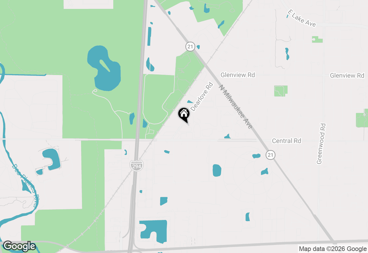 Map of 4180 Williamsburg Court #301, Glenview, IL 60025