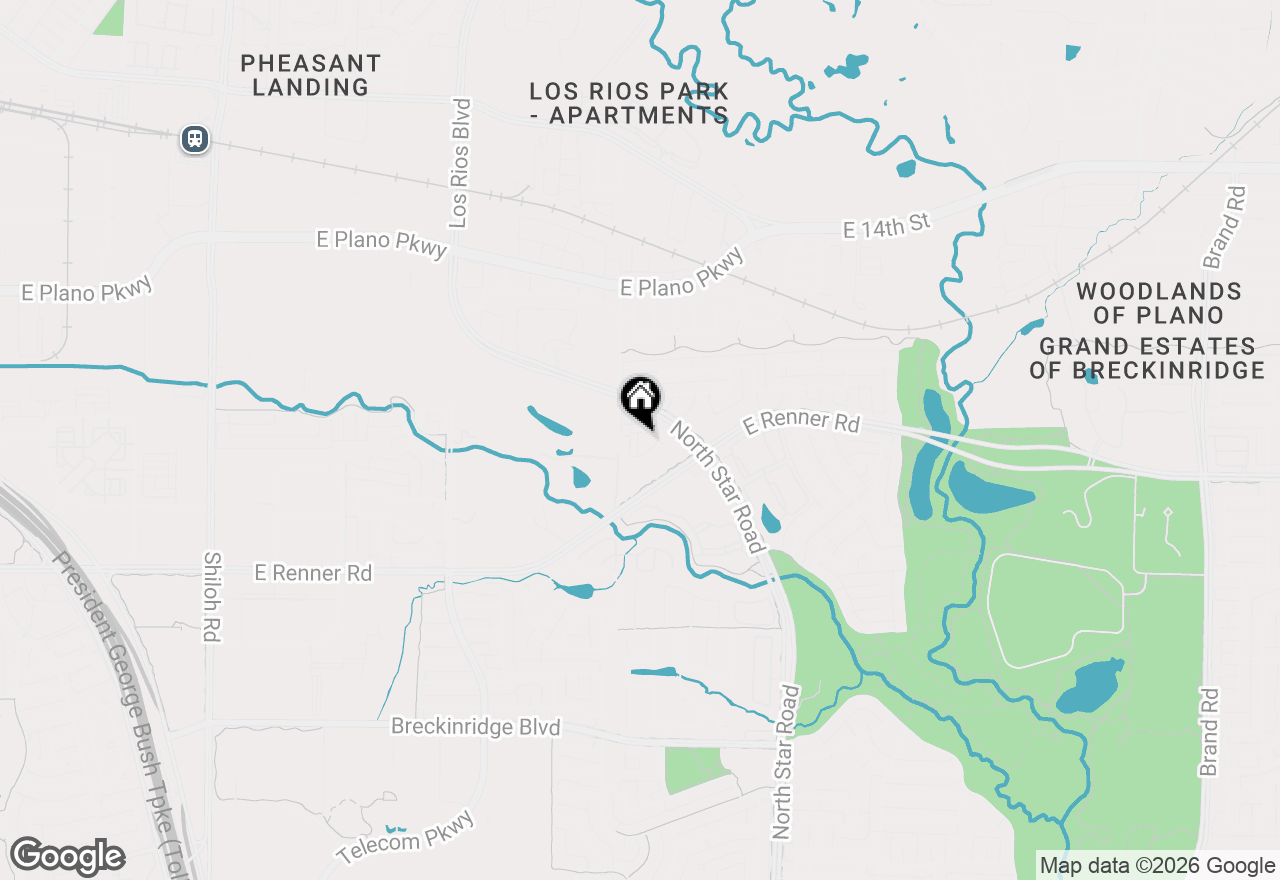 Map of 4127 Kyndra Circle, Richardson, TX 75082