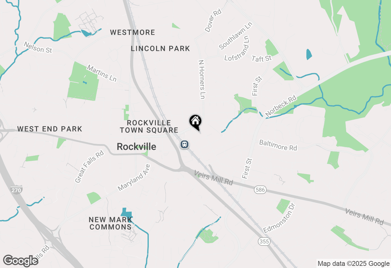 Map of 205 Reading Terrace, Rockville, MD 20850