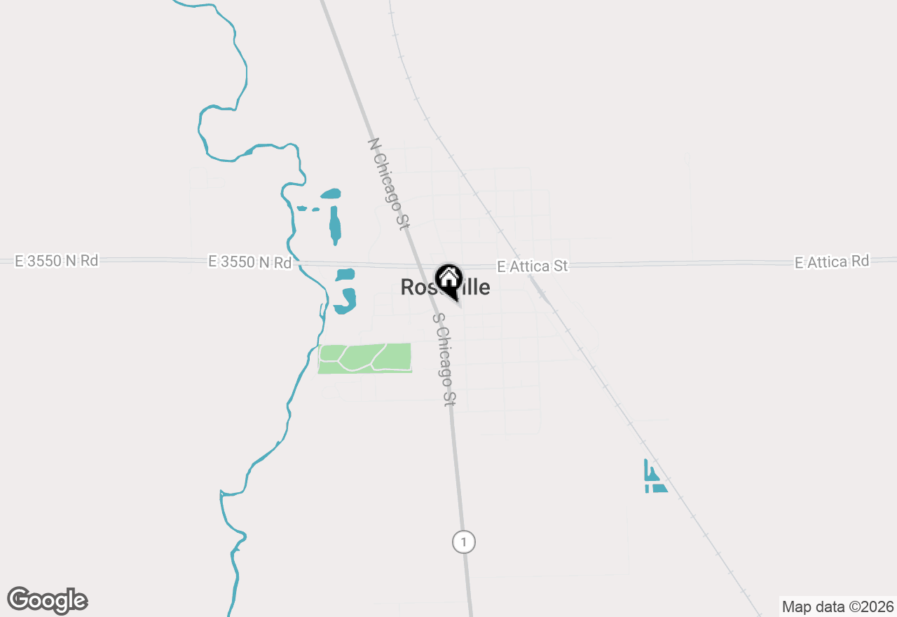 Map of 104 Gilbert Street, Rossville, IL 60963
