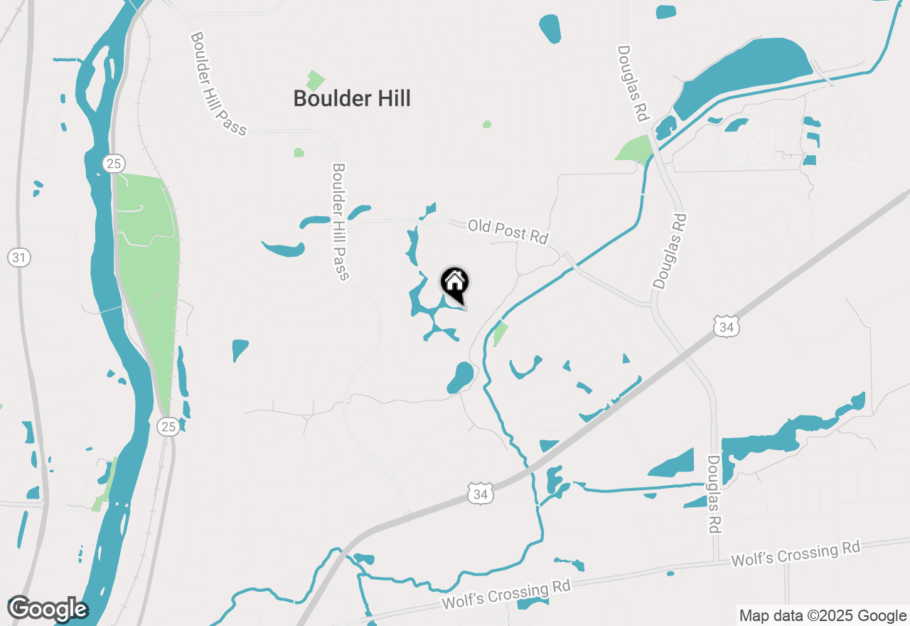 Map of 407 Anthony Court, Oswego, IL 60543