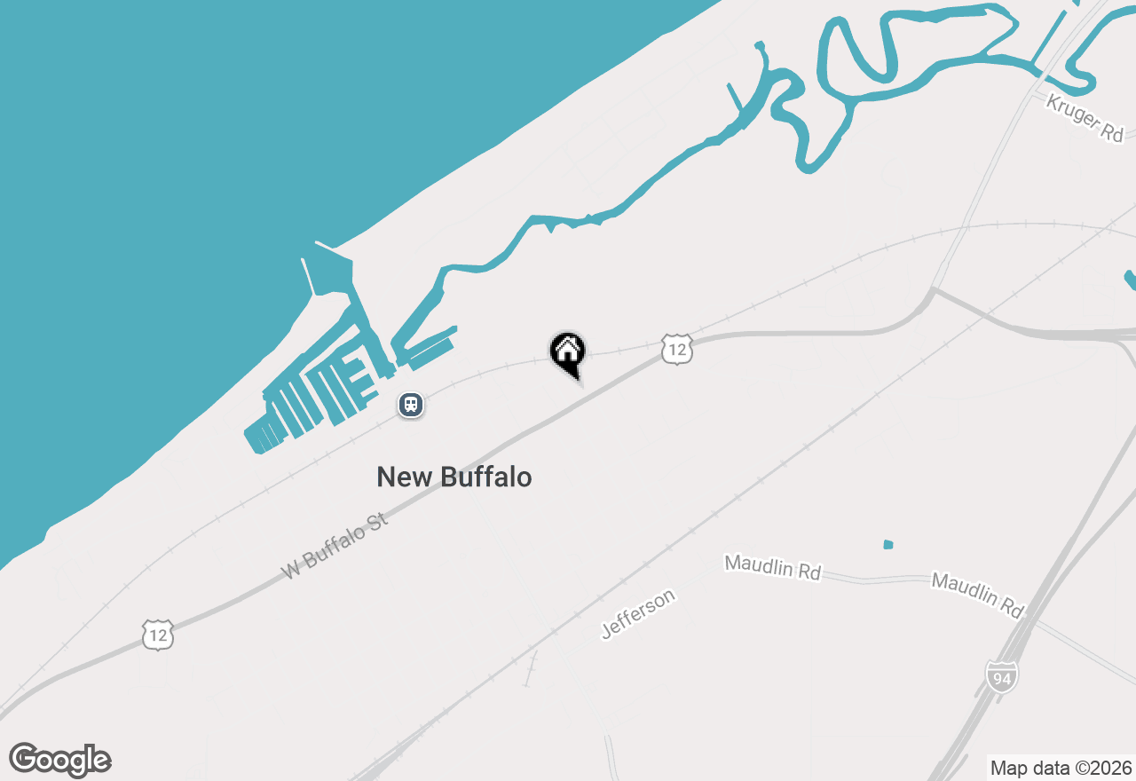 Map of 446 E Buffalo Street, New Buffalo, MI 49117