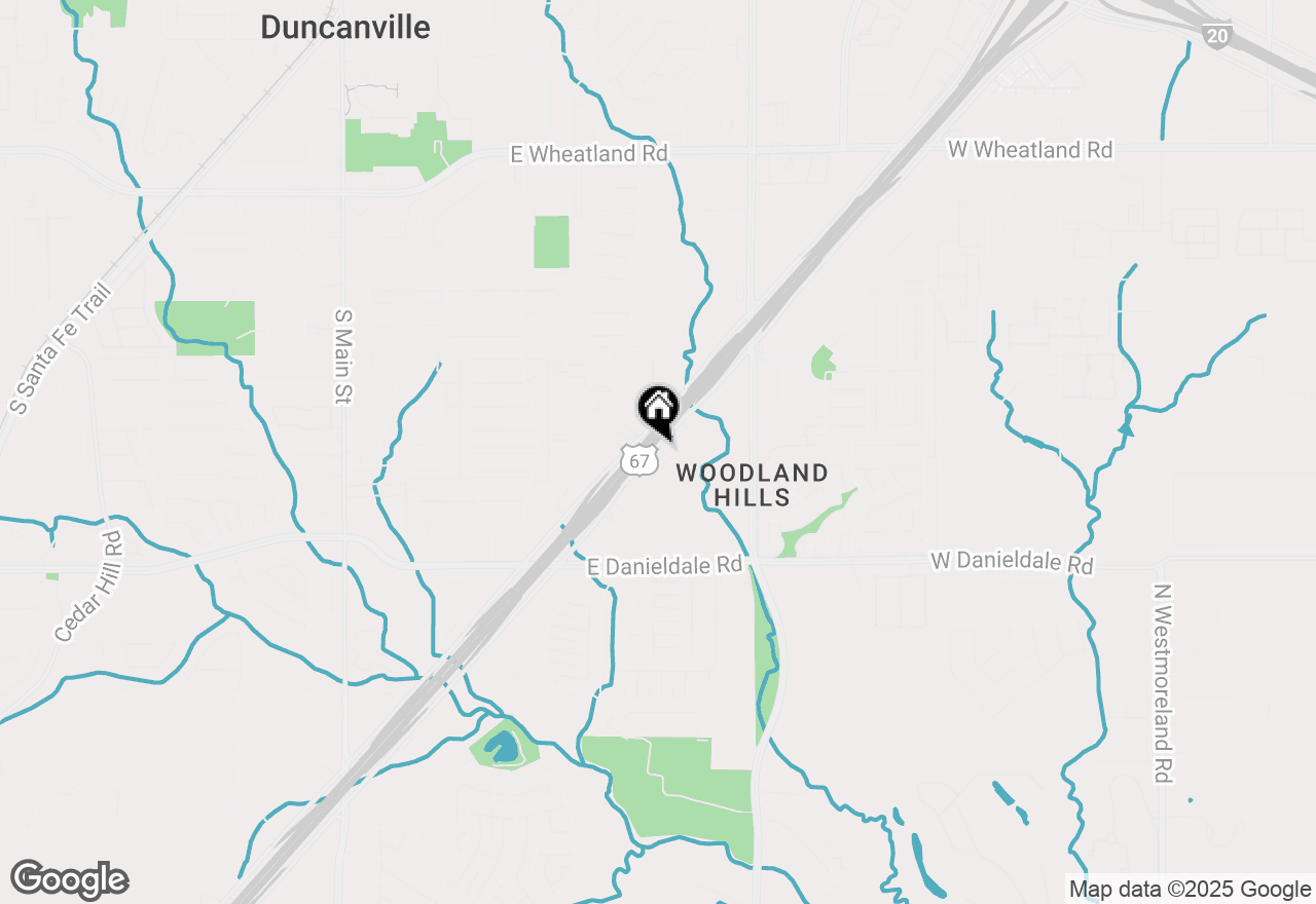 Map of 650 E Highway 67 #E, Duncanville, TX 75137