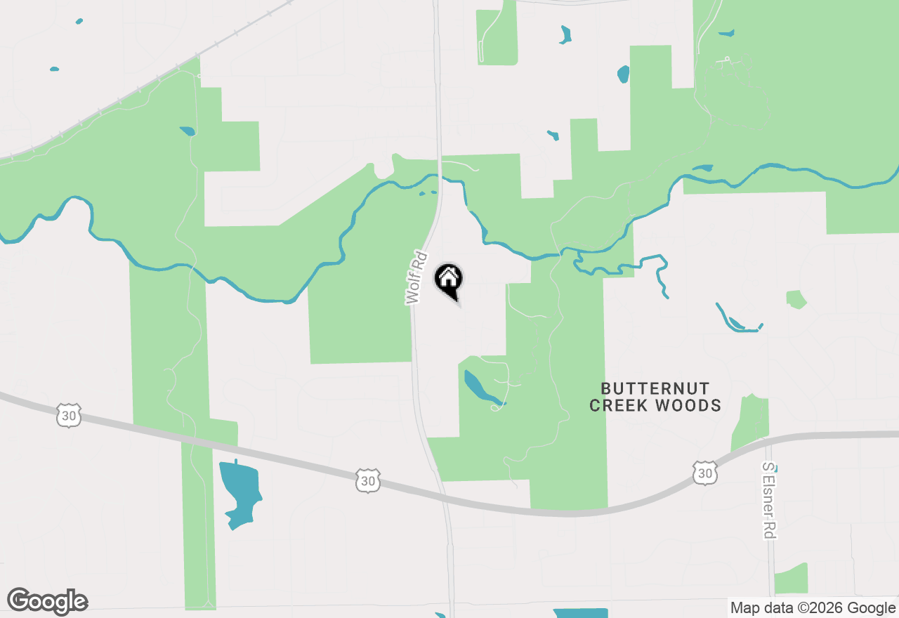 Map of 20736 Briarwood Lane, Mokena, IL 60448