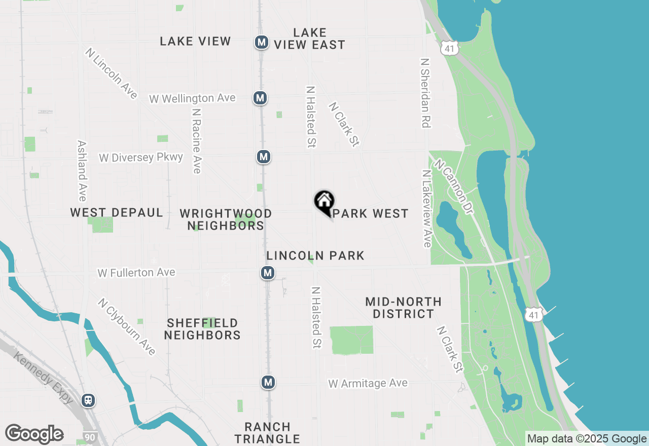 Map of 2534 N Burling Street, Chicago, IL 60614