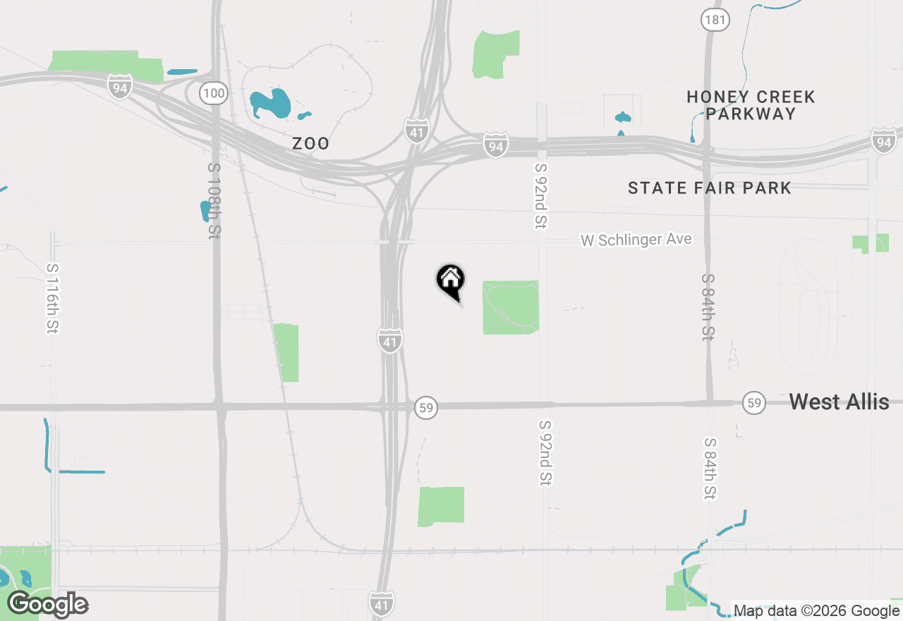 Map of 1016 S 97th St, West Allis, WI 53214