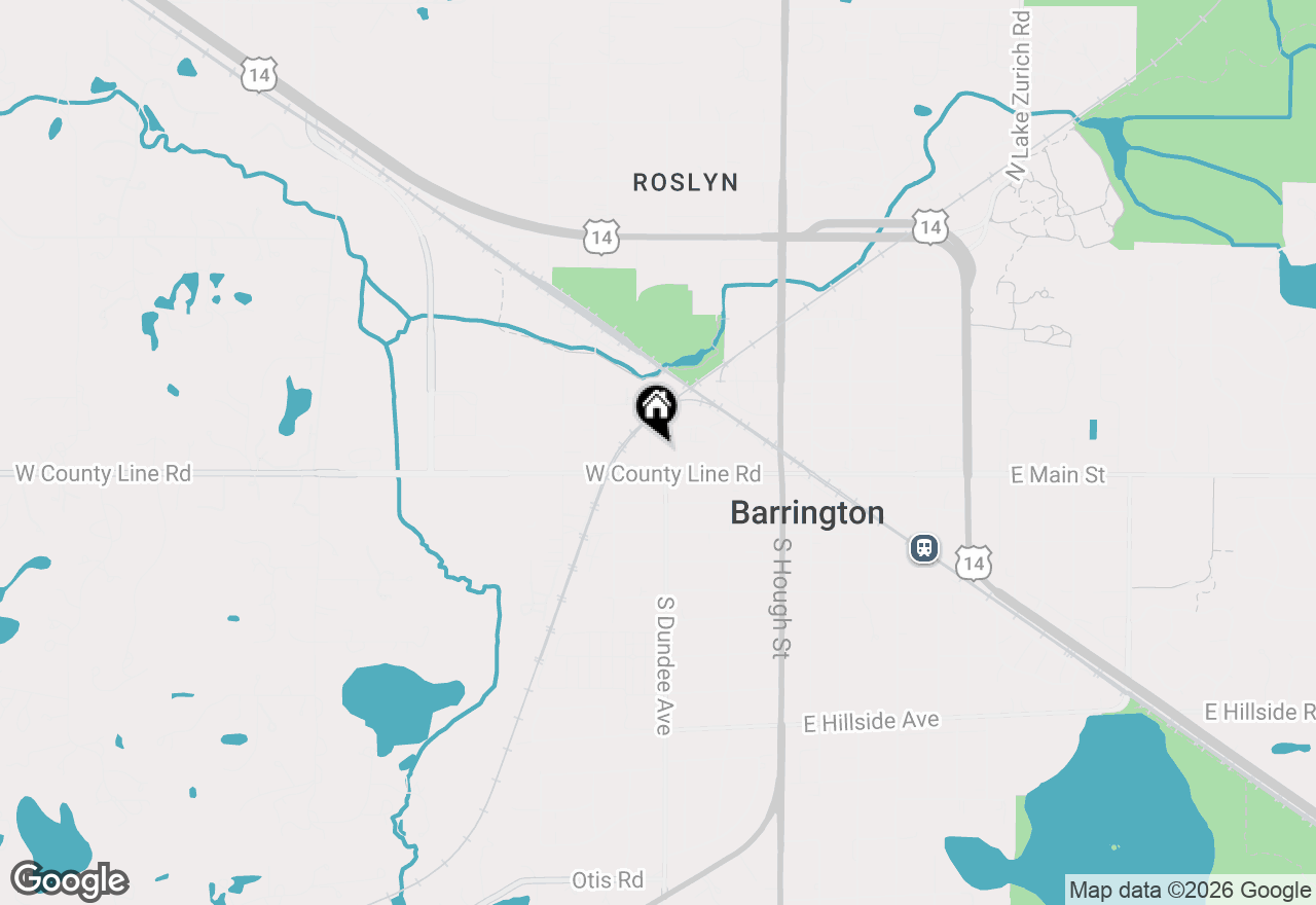 Map of 115 Grant Street, Barrington, IL 60010