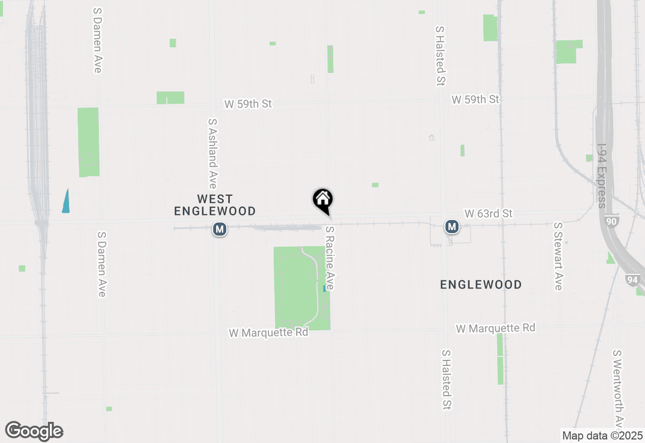 Map of 1213 W 63rd Street, Chicago, IL 60636