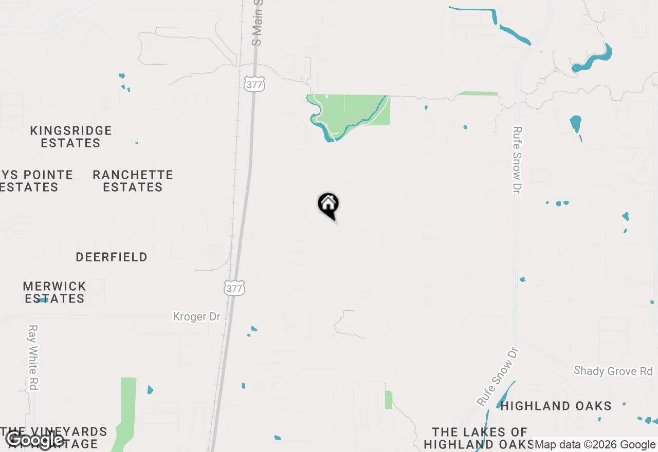 Map of 1005 Shady Lane N, Keller, TX 76248