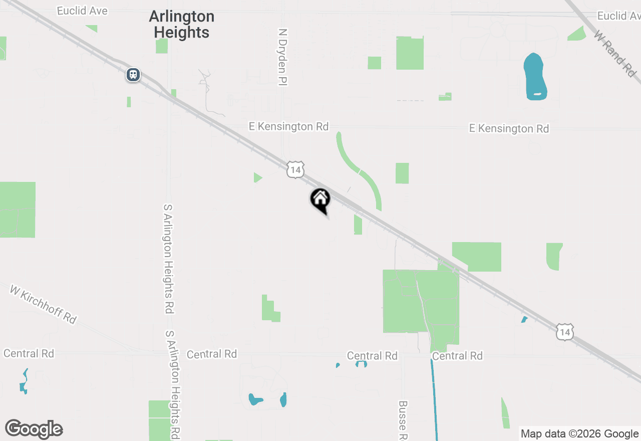 Map of 445 S Cleveland Avenue #302, Arlington Heights, IL 60005