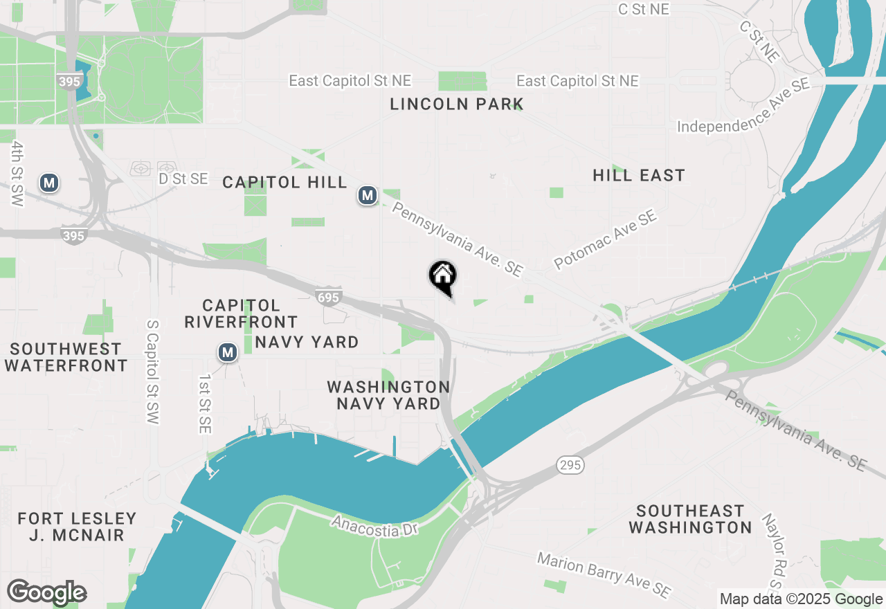 Map of 900 11th Street Se #309, Washington, DC 20003
