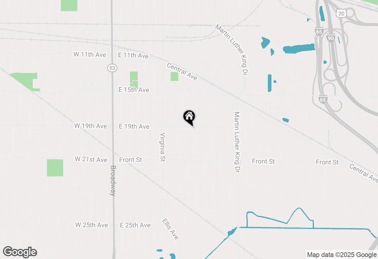 Map of 905 E 19th Avenue, Gary, IN 46407