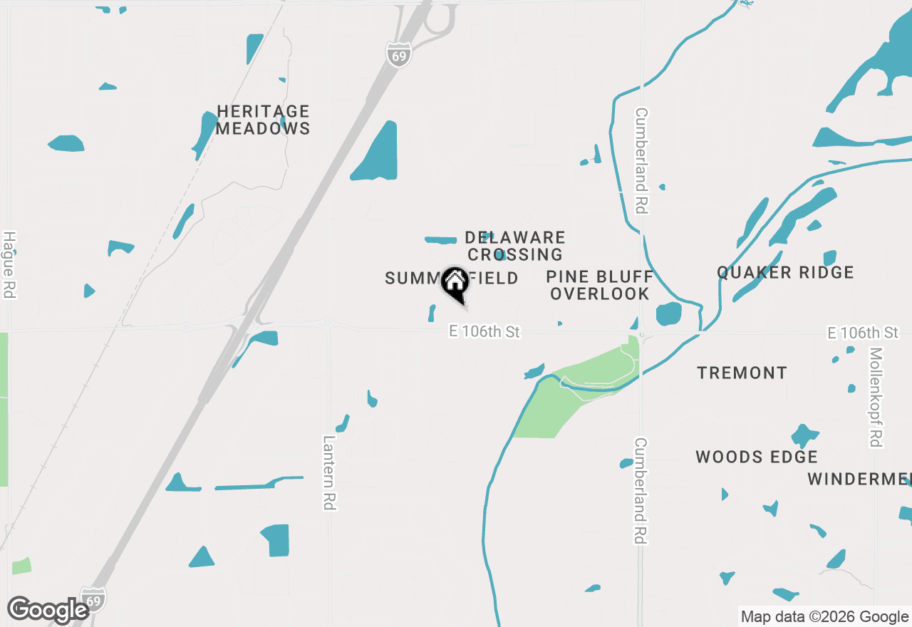 Map of 10644 Kyle Court, Fishers, IN 46037