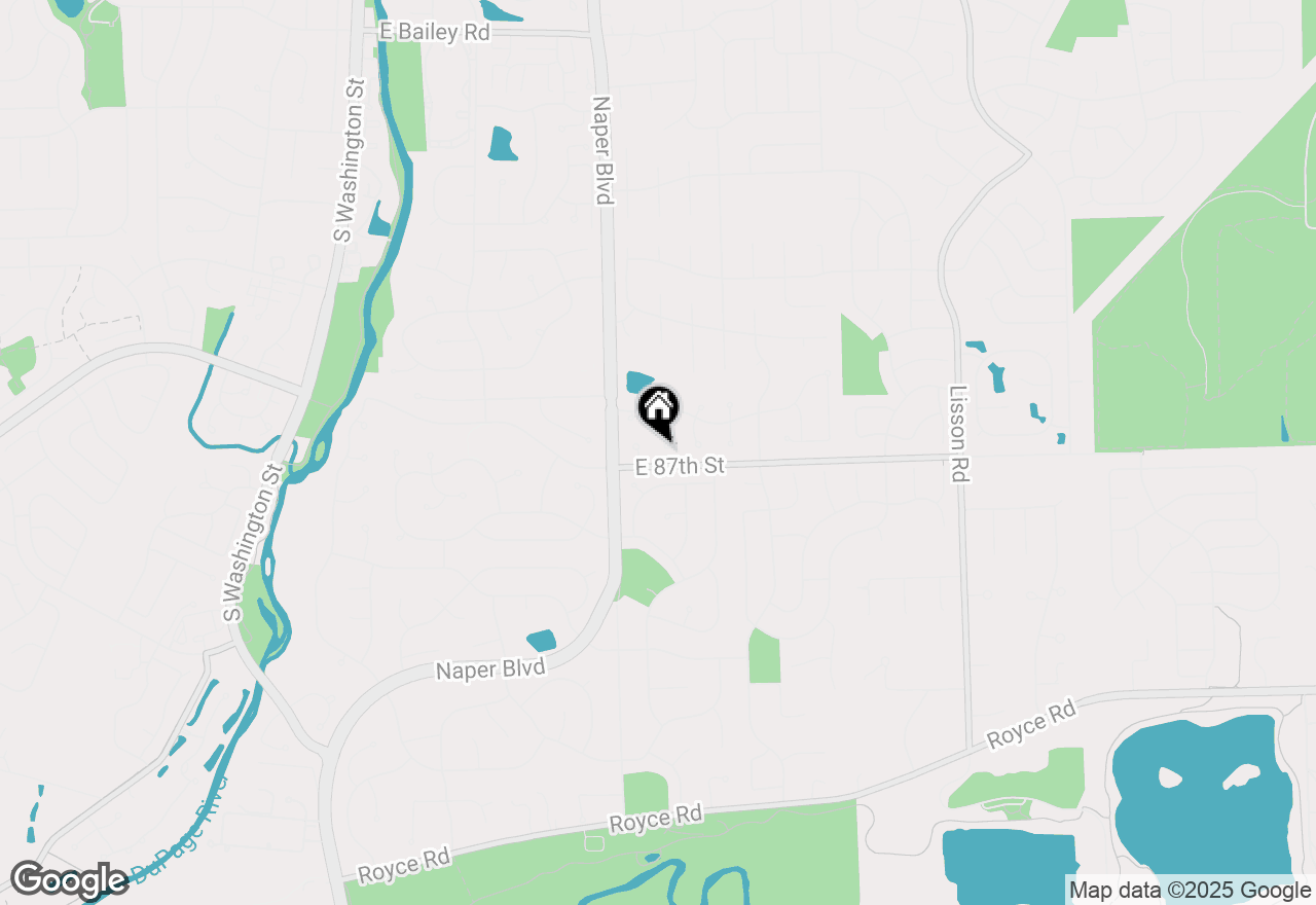 Map of 2119 Overstreet Court, Naperville, IL 60565