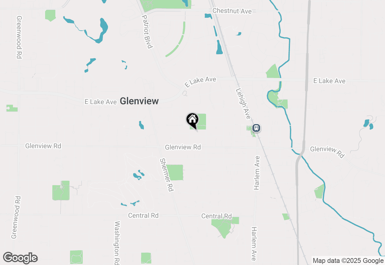 Map of 2238 Prairie Street, Glenview, IL 60025