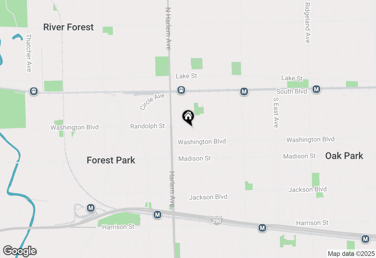 Map of 320 S Wisconsin Avenue #402, Oak Park, IL 60302