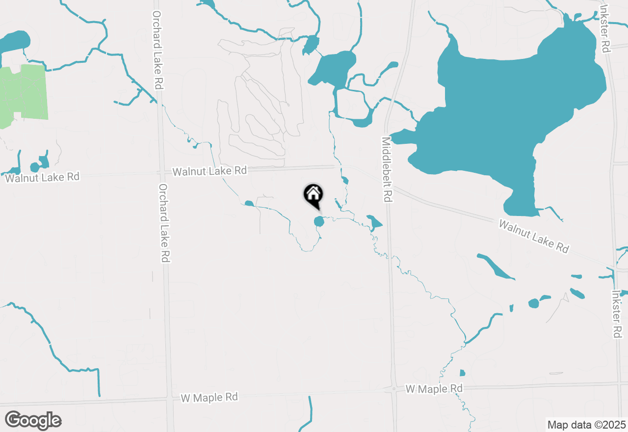 Map of 5653 Powder Horn Drive, West Bloomfield, MI 48322