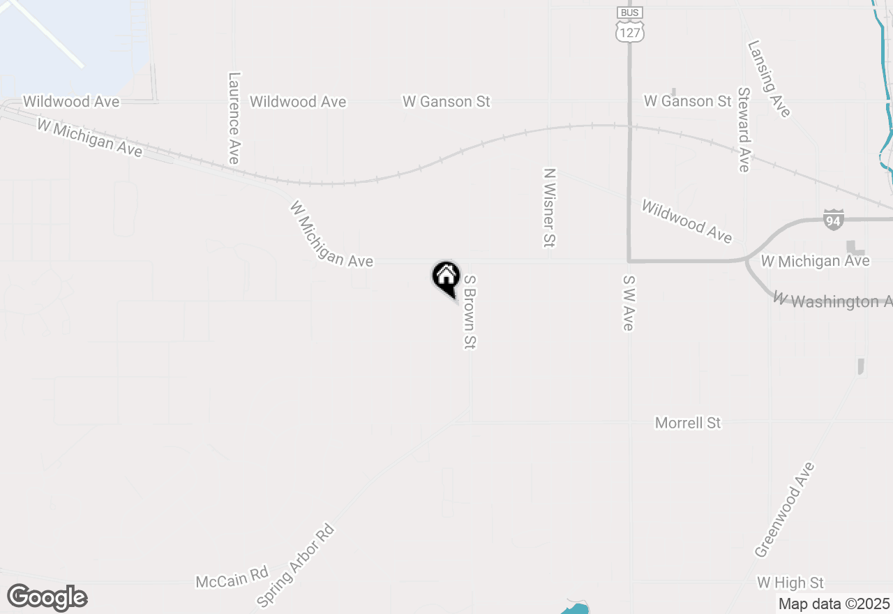Map of 1701 W Washington Avenue, Jackson, MI 49203