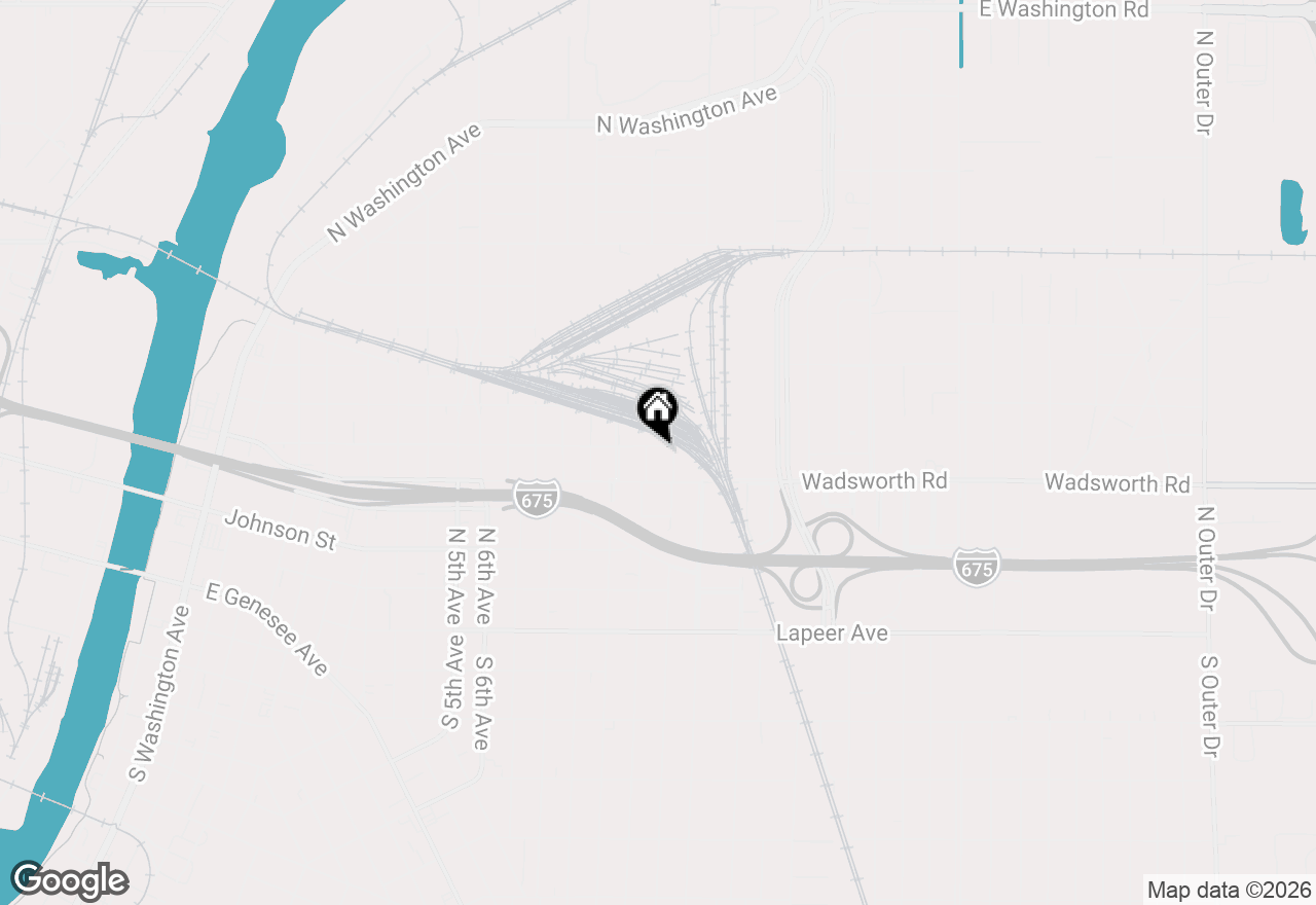 Map of 1810 Carroll Street, Saginaw, MI 48601