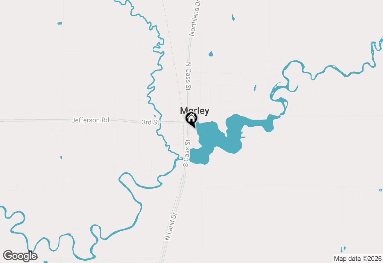 Map of 297 S Cass Street, Morley, MI 49336