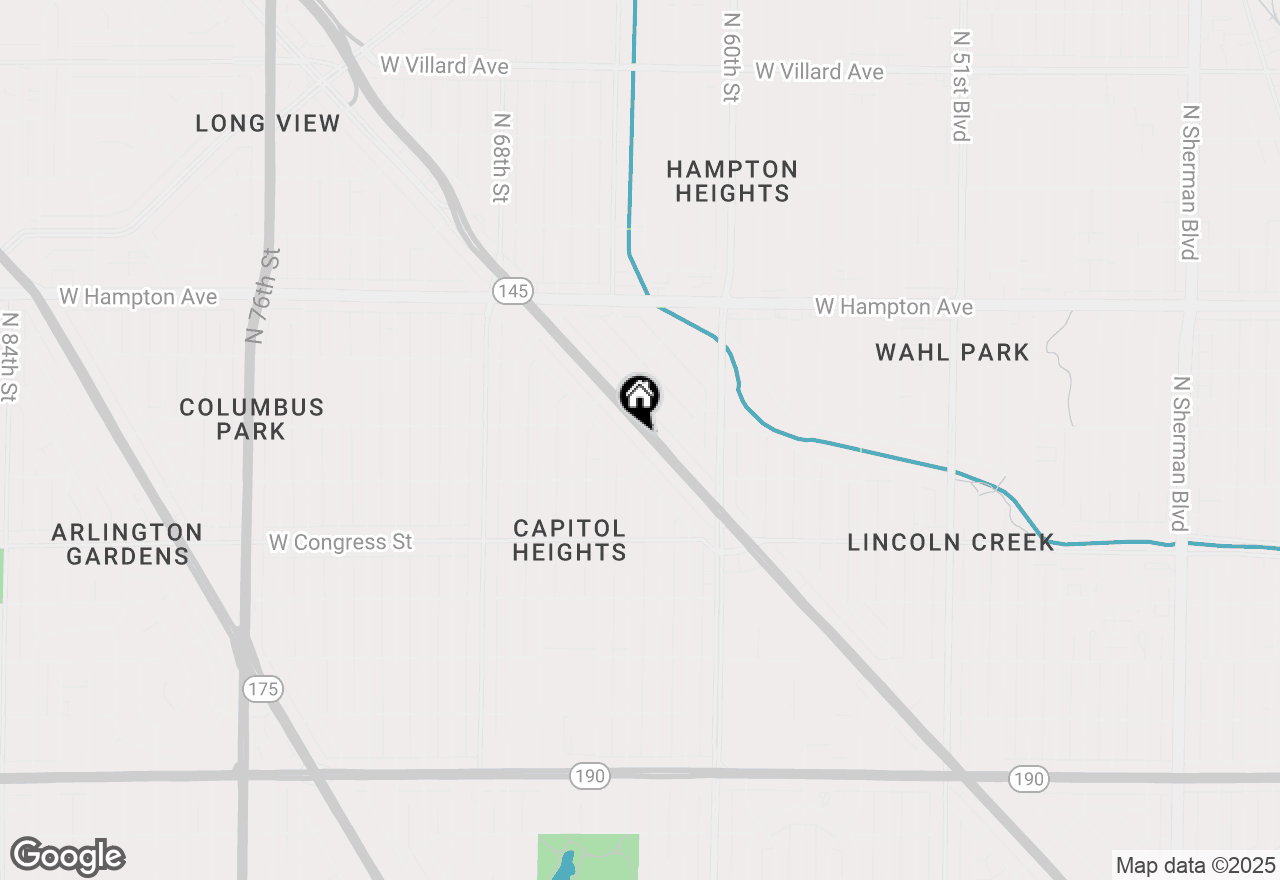 Map of 6241 W Fond Du Lac Ave, Milwaukee, WI 53218