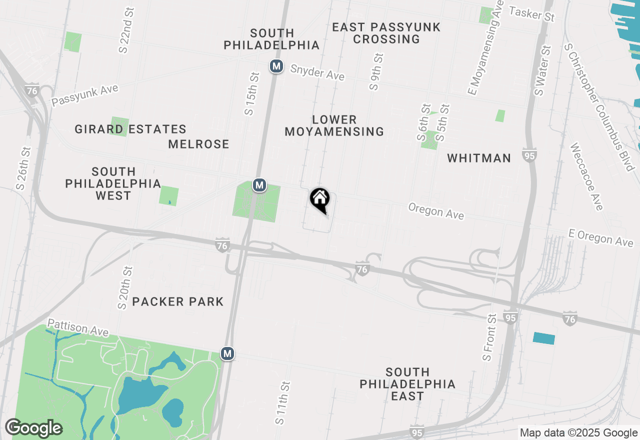 Map of 2819 S Warnock Street, Philadelphia, PA 19148