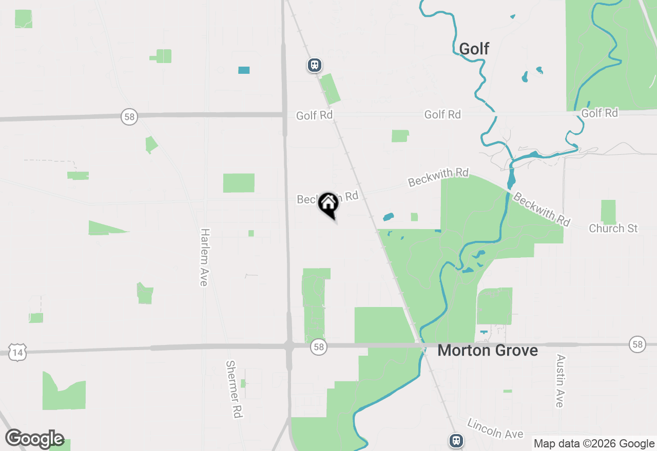 Map of 6802 Church Street, Morton Grove, IL 60053