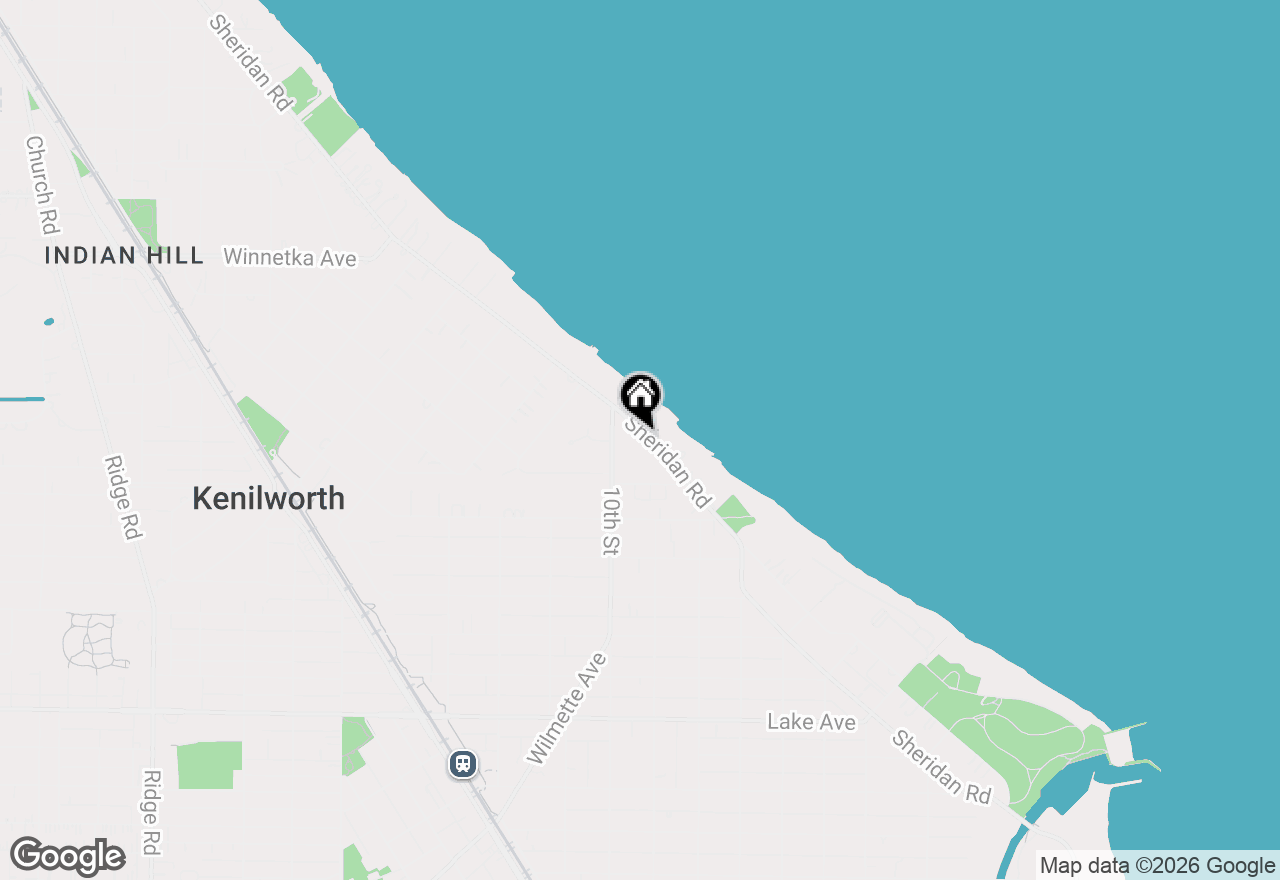 Map of 1625 Sheridan Road #312, Wilmette, IL 60091
