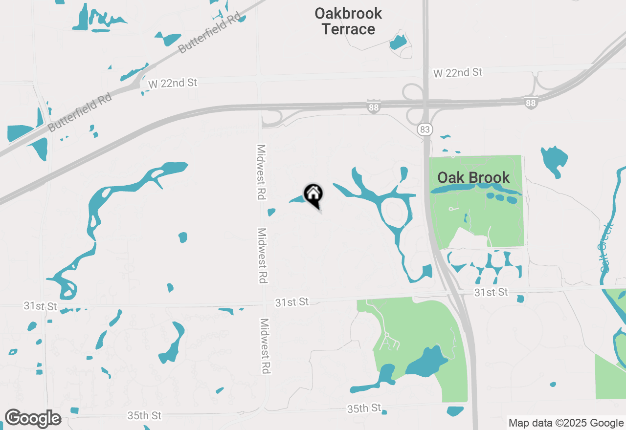 Map of 11 Camelot Drive, Oak Brook, IL 60523
