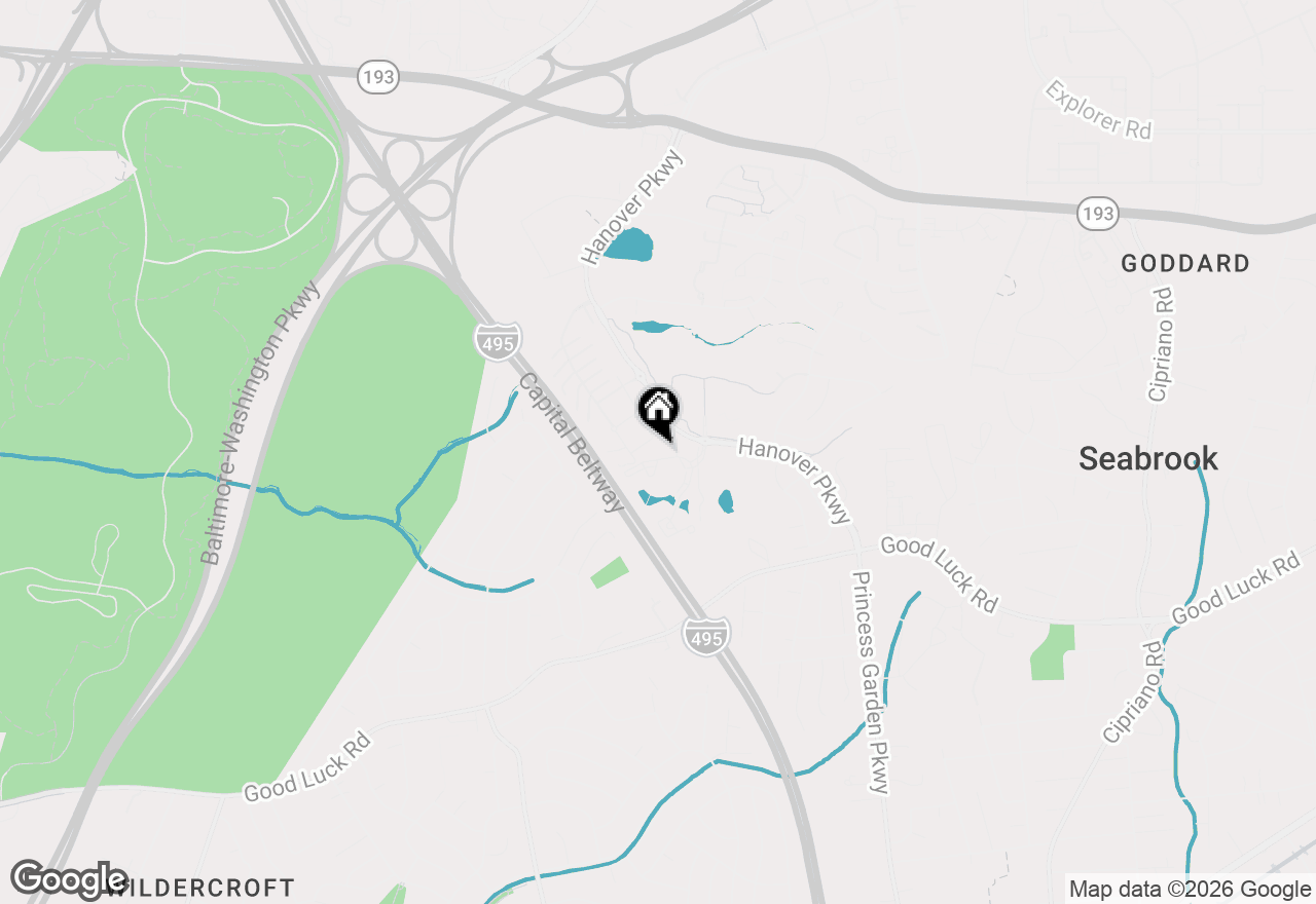 Map of 6924 Hanover Parkway #101, Greenbelt, MD 20770
