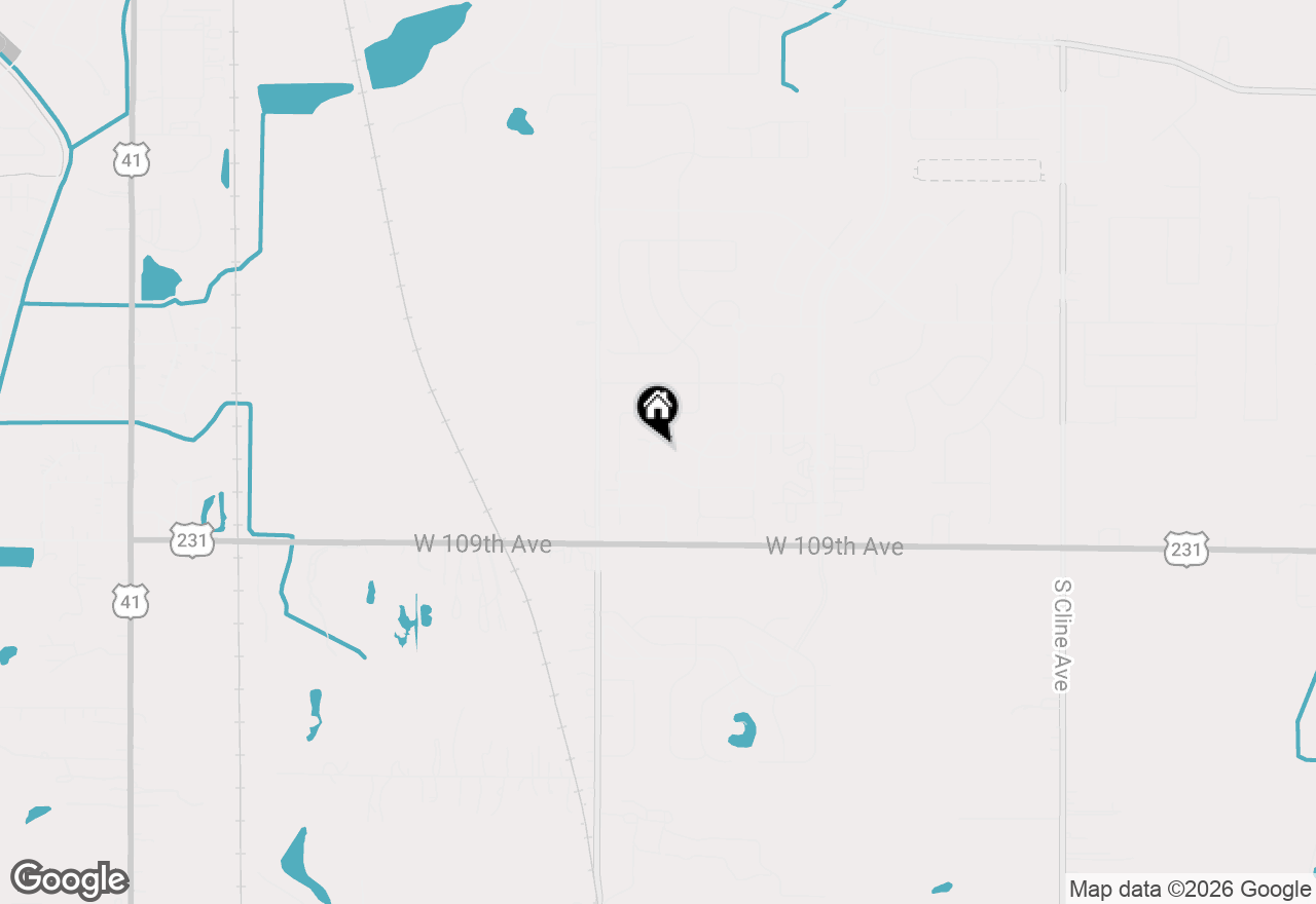 Map of 10721 Maple Lane, St. John, IN 46373