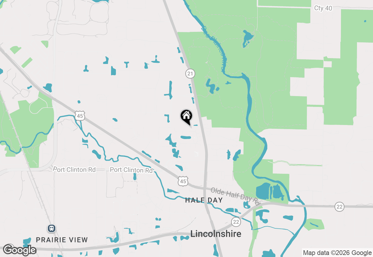 Map of 1142 Georgetown Way, Vernon Hills, IL 60061