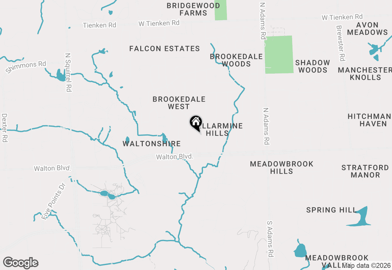 Map of 193 Peregrine Street, Rochester Hills, MI 48309