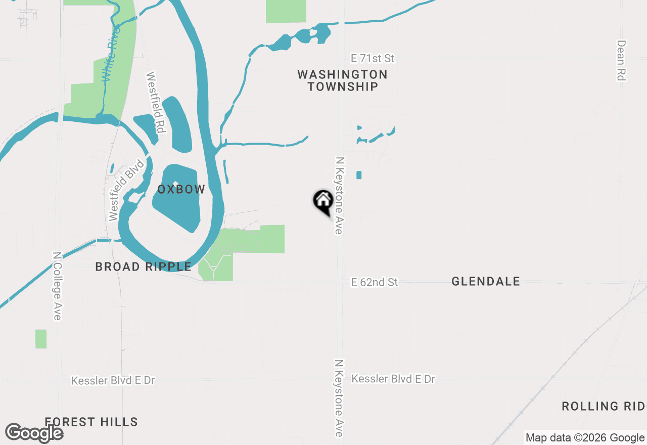 Map of 6322 Douglas Road, Indianapolis, IN 46220