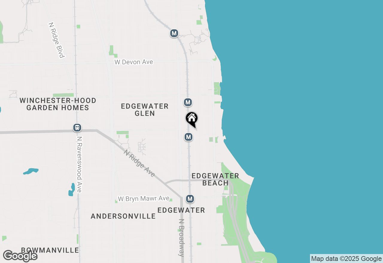 Map of 5960 N Winthrop Avenue #56-2W, Chicago, IL 60660