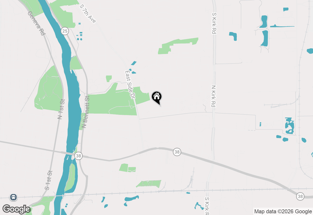 Map of 904 Britta Lane, Geneva, IL 60134