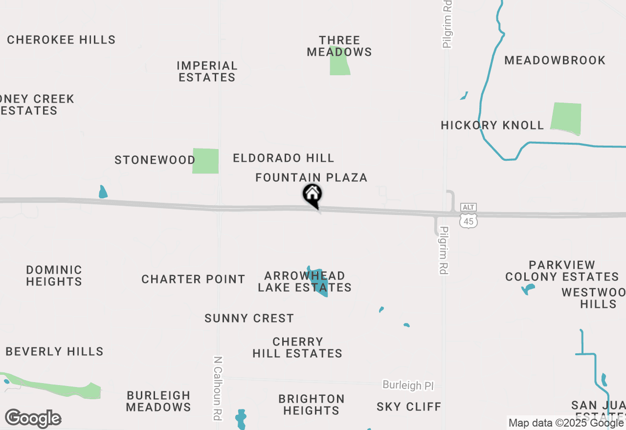 Map of 3960 N 165th St, Brookfield, WI 53005