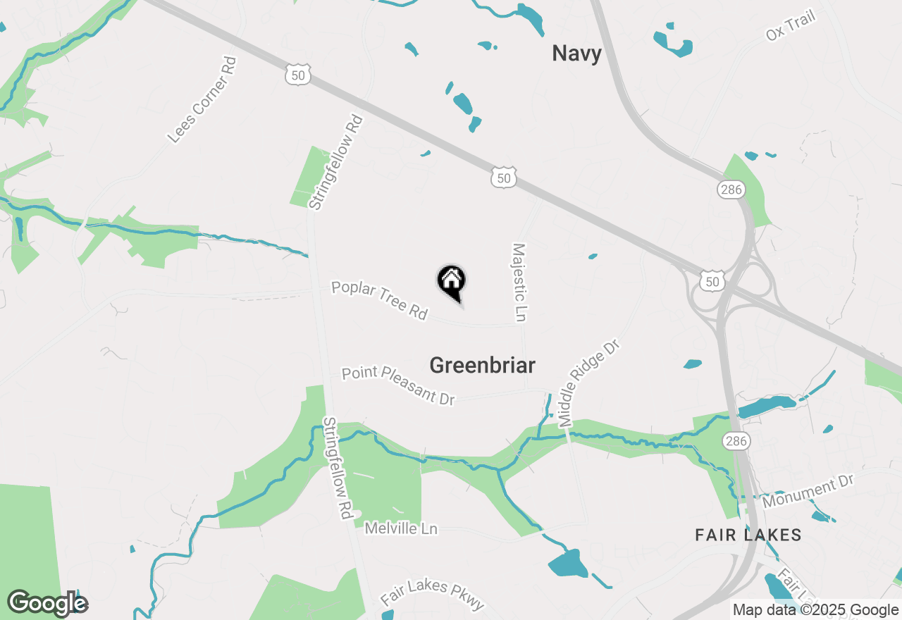 Map of 13129 Pennerview Lane, Fairfax, VA 22033