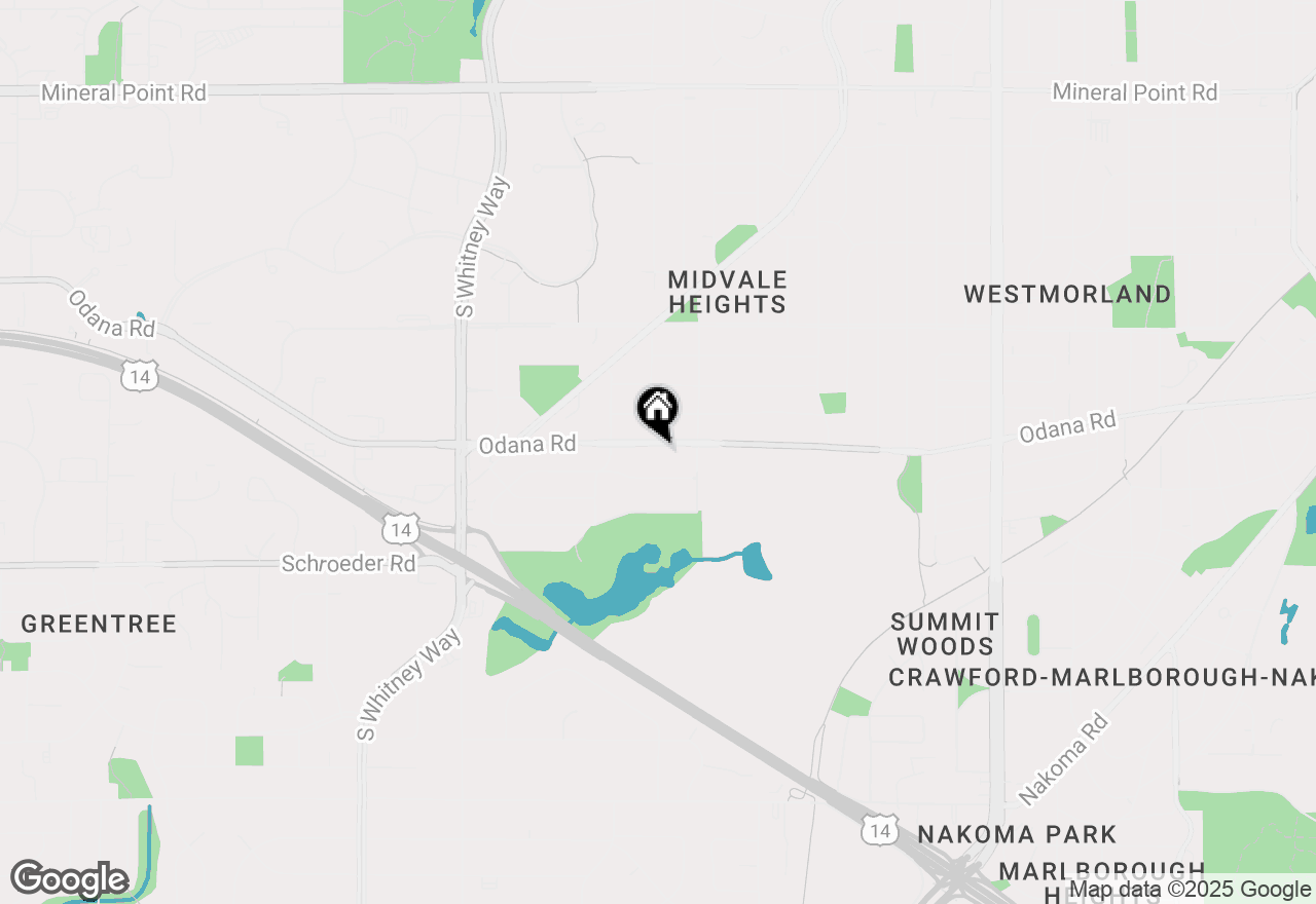 Map of 5021 Odana Road, Madison, WI 53711