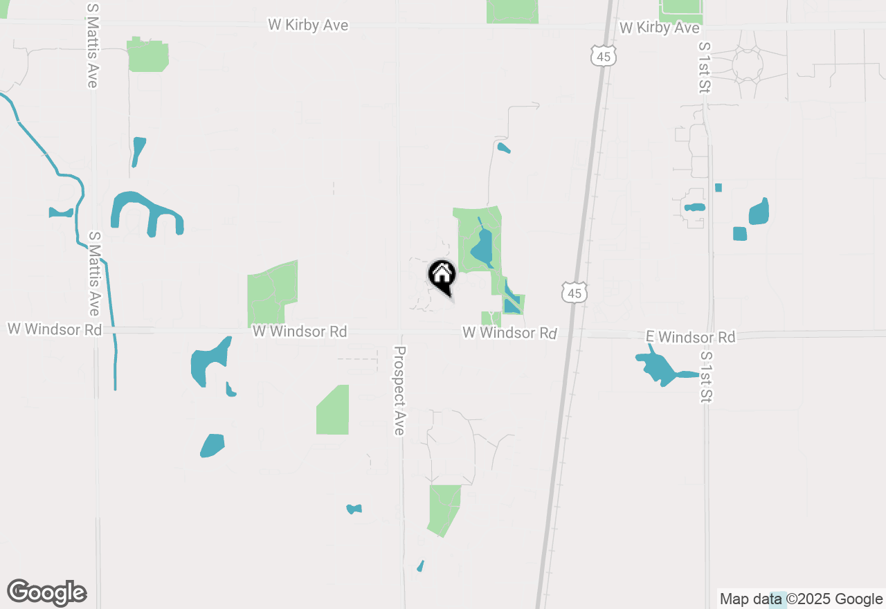 Map of 2123 Melrose Drive #B, Champaign, IL 61820