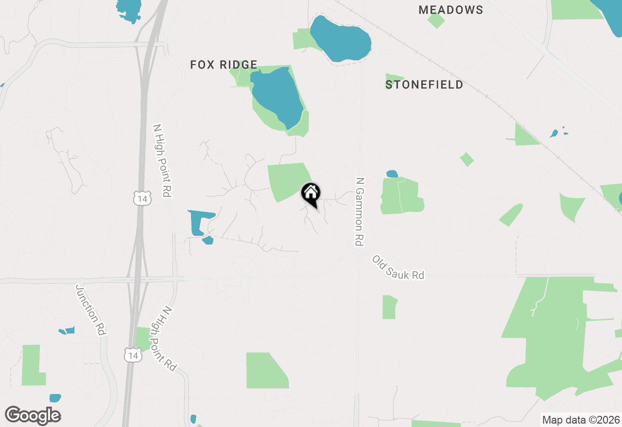 Map of 22 Haverhill Circle, Madison, WI 53717