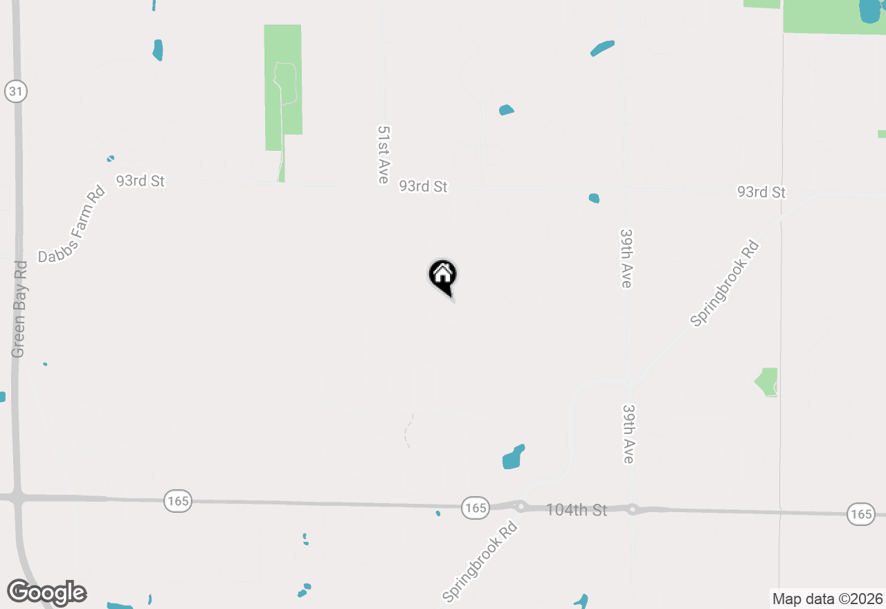 Map of 9647 49th Ct, Pleasant Prairie, WI 53158