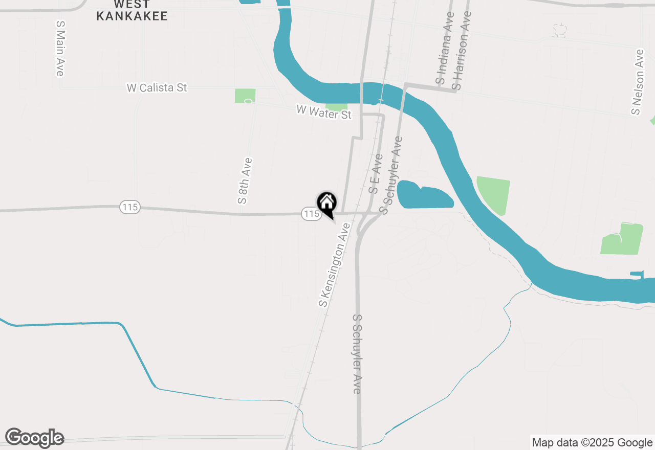 Map of 1320 S 3rd Avenue, Kankakee, IL 60901