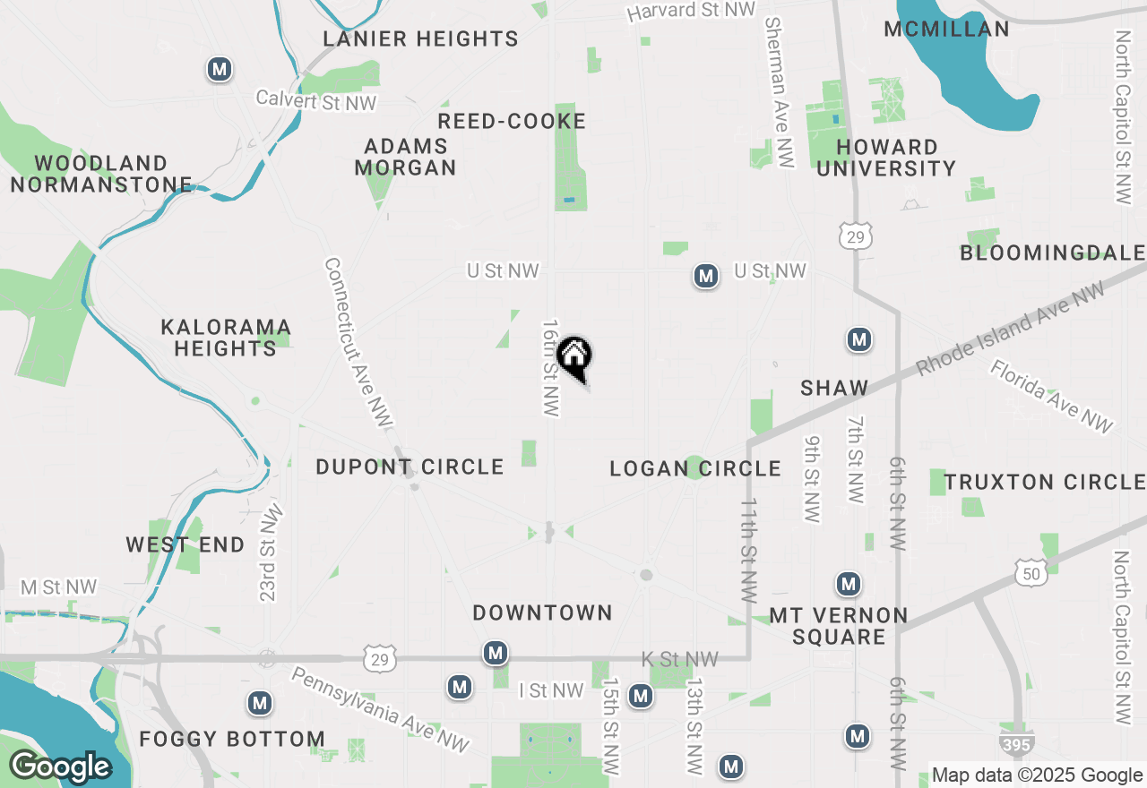 Map of 1514 R Street Nw, Washington, DC 20009