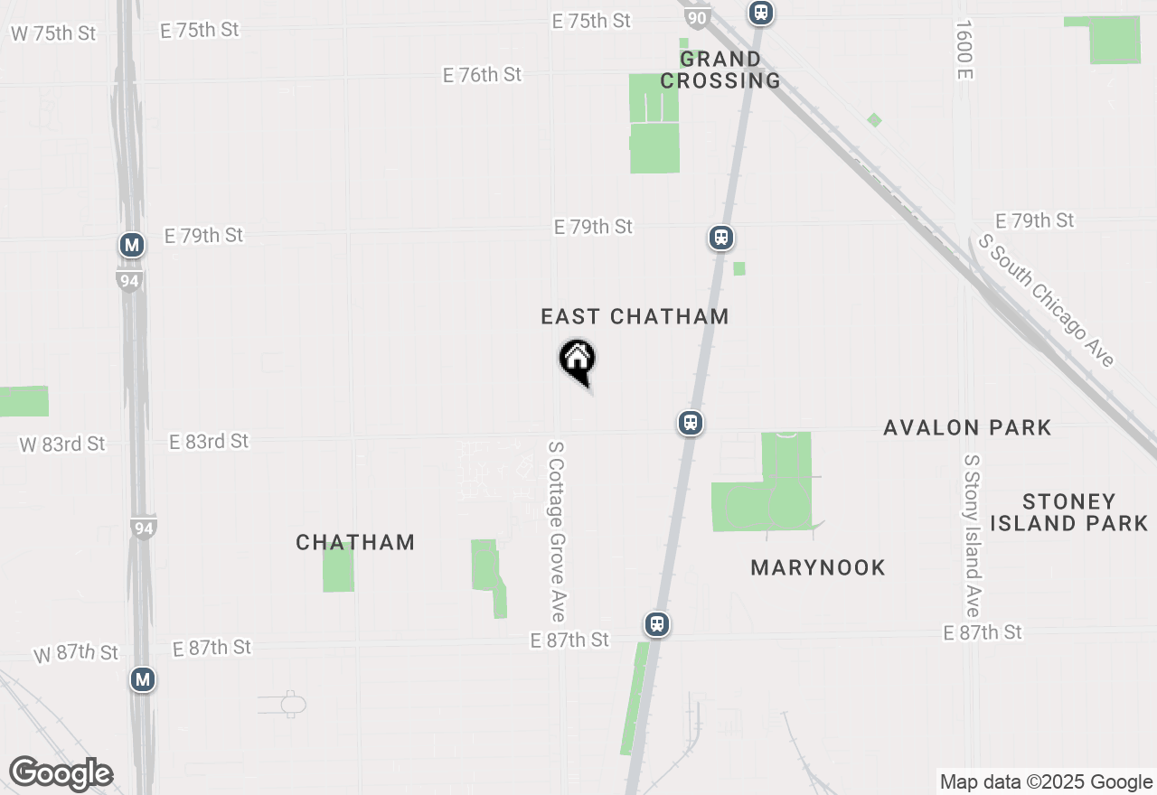 Map of 8216 S Maryland Avenue, Chicago, IL 60619