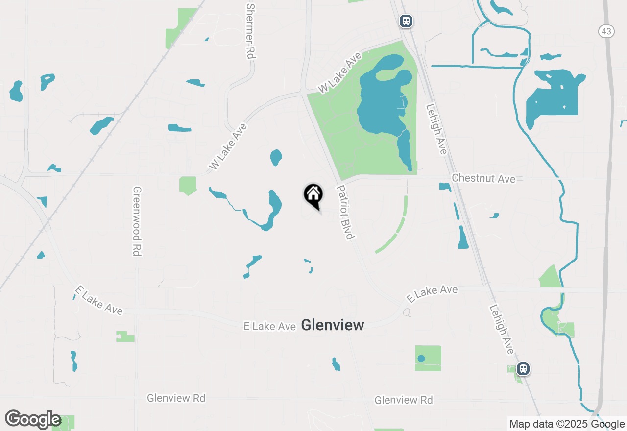 Map of 2701 Commons Drive #210, Glenview, IL 60026