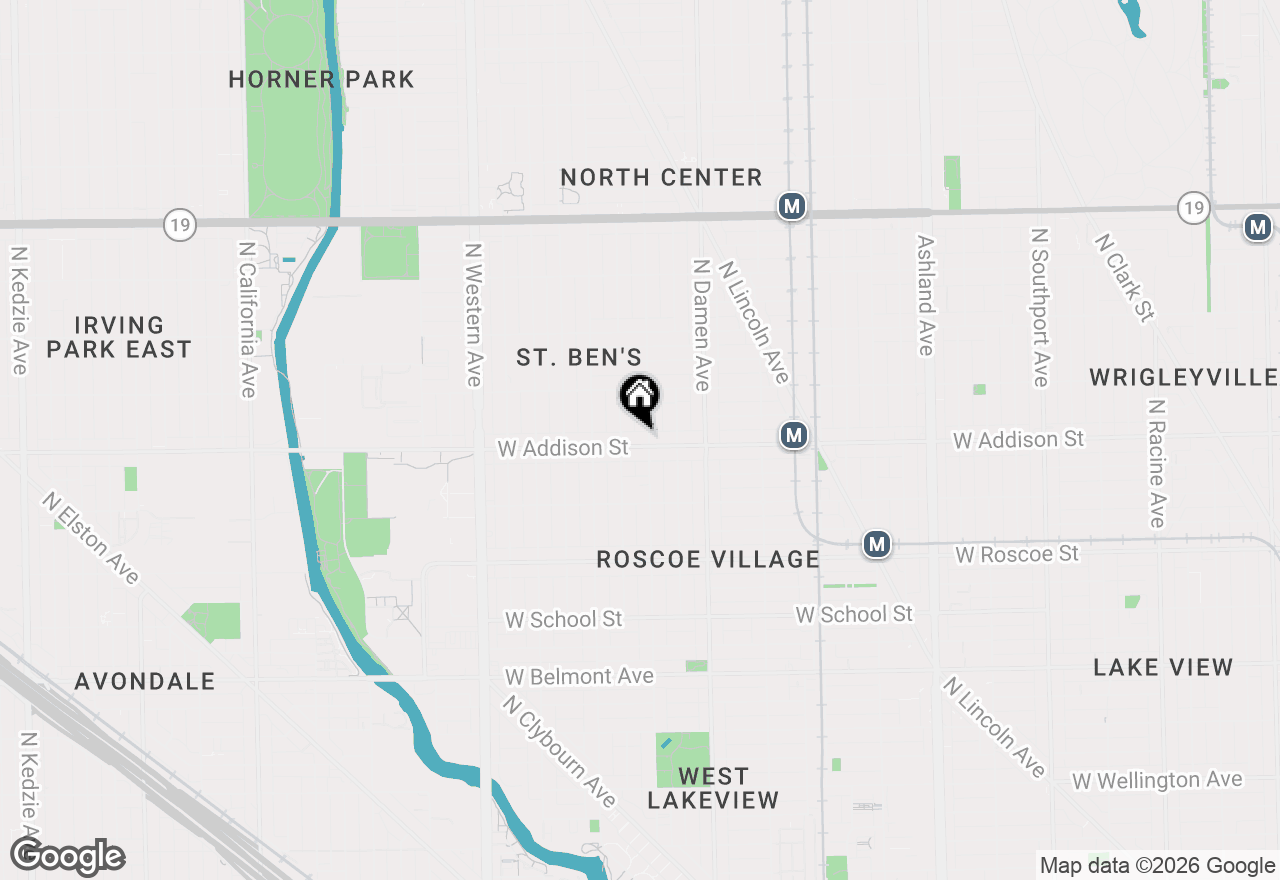 Map of 2106 W Addison Street, Chicago, IL 60618