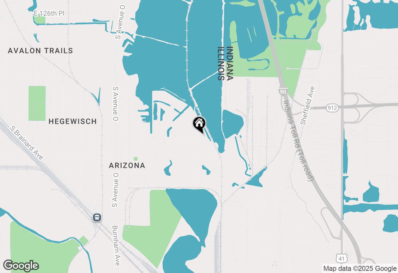 Map of (Address confidential), Chicago, Illinois 60633